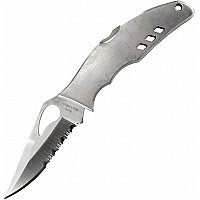 BY05PS,Spyderco,Flight Stainless Steel CombinationEdge