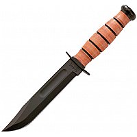 KB1251,Ka-Bar,Short USMC Knife, nůž s pevnou čepelí, kožené  pouzdro