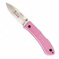 KB4062PK,Ka-Bar,Dozier Folding Hunter, zavírací nůž s klipem, růžový