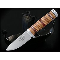 NL5,Fällkniven,NL5 Idun lovecký nůž s koženým pouzdrem