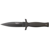 SWHRT9B,Smith & Wesson,H.R.T. Boot Knife, Stainless, Black Blade, Plain, Leather Sh